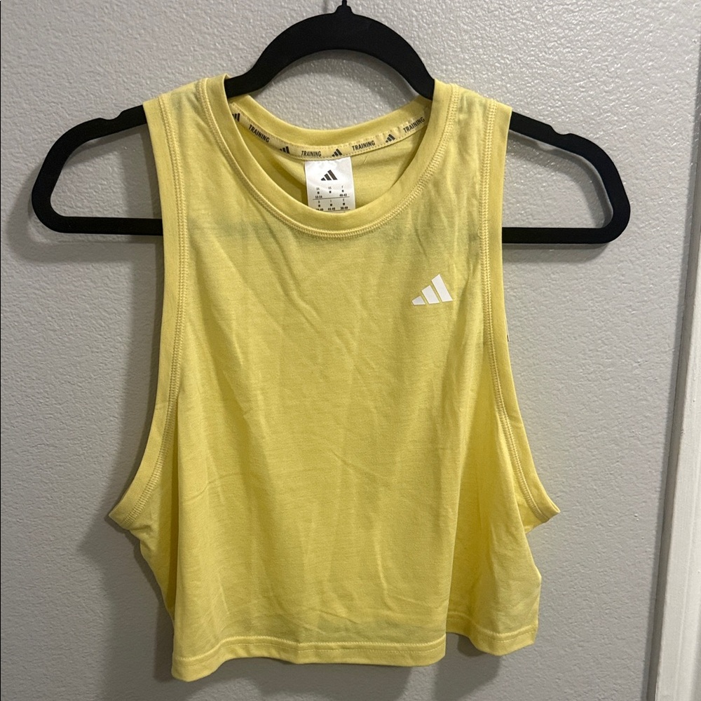 Adidas Women's Bright Yellow Muscle Tee